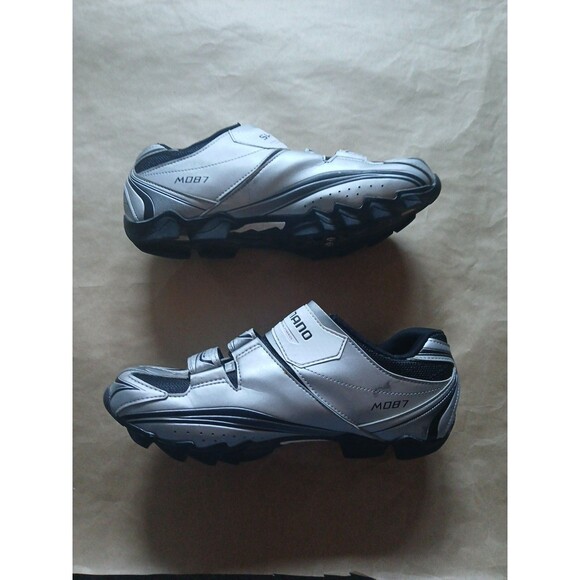 Shimano MD87 Cycling Shoes Mens EU 44 US 10.5 Gray Black Activewear Bike - Picture 2 of 6